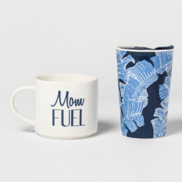 Threshold "mom Fuel" Traveler Mug Set - Picture 1 of 2